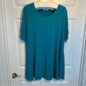 Esenchel Short Sleeve Tunic Length Dress